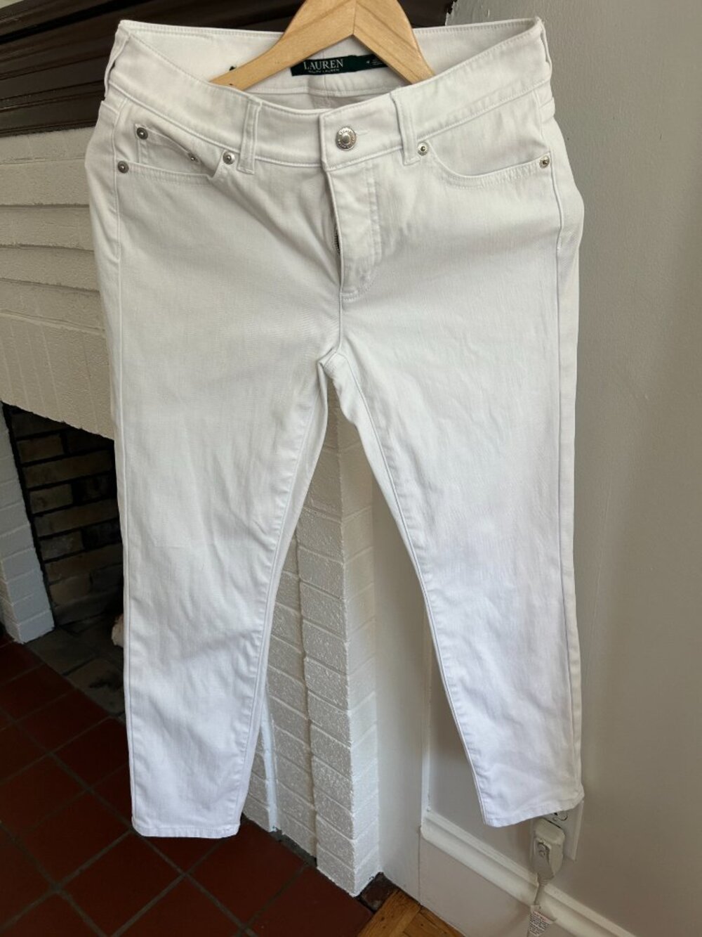 Ralph Lauren White Jeans Size 4